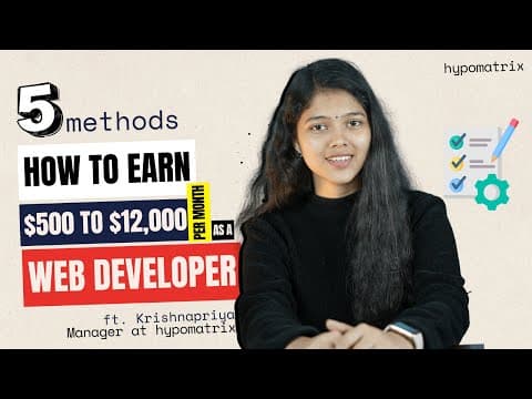 🎯 Five Best Ways to Earn $500 to $2,000/Month with Development Skills – HypoMatrix