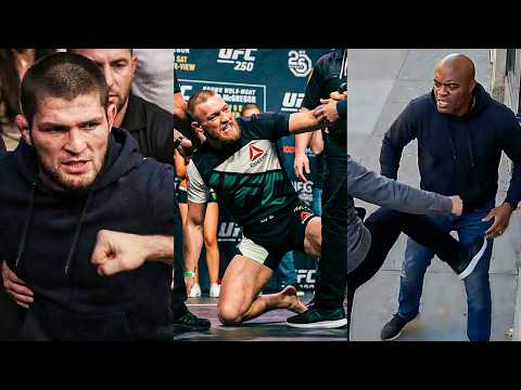 Craziest UFC Fights That Ever Happened Outside the Octagon